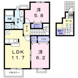 サンブライトＢ棟の物件間取画像